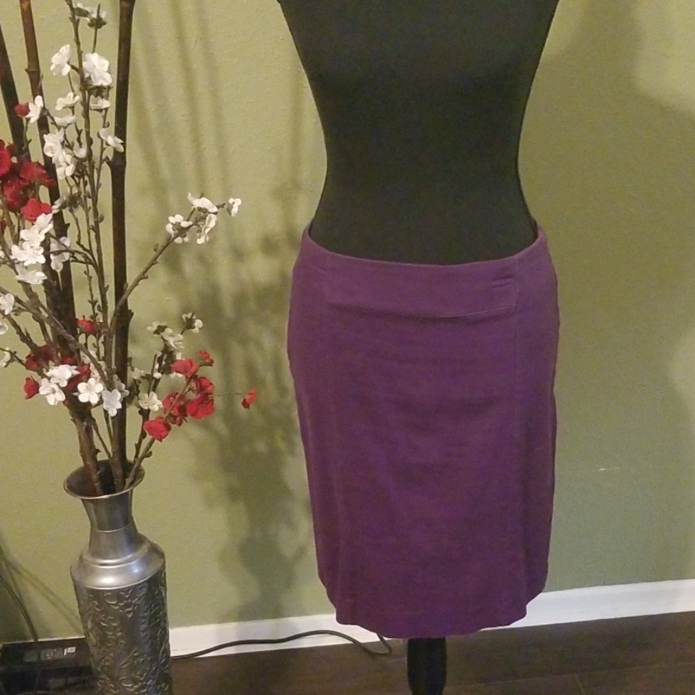 ❤Purple pencil skirt
